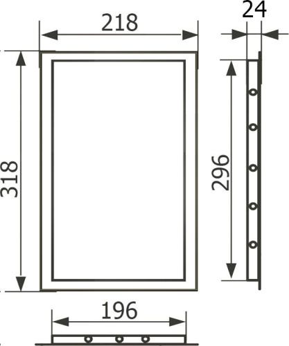 Люк настенный Evecs Л2030 фото 4
