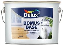 Краска грунтовочная для деревянных фасадов Dulux Domus Base белая 10 л.