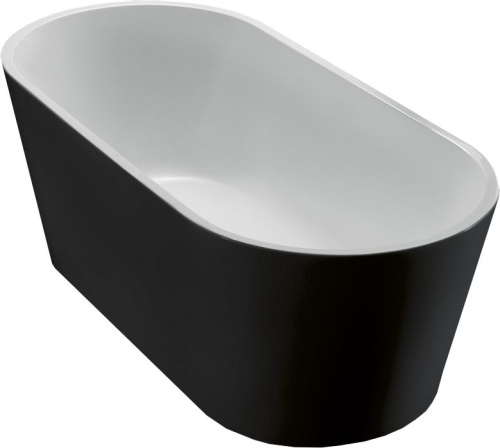 Акриловая ванна BelBagno BB71-1700-NERO 170x80 фото 2